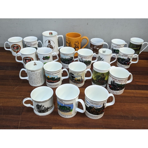 216 - A collection of GWR mugs, some limited edition
Location: RAB