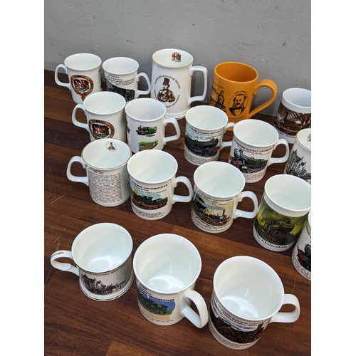 216 - A collection of GWR mugs, some limited edition
Location: RAB