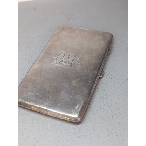 325 - A silver cigarette case initialled, 217g
Location: CAB2