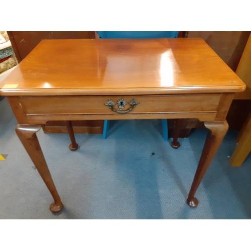 395 - An early 20th century mahogany side table with single drawer together with a corner wot-not
Location... 