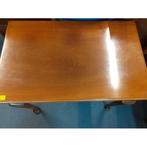 395 - An early 20th century mahogany side table with single drawer together with a corner wot-not
Location... 