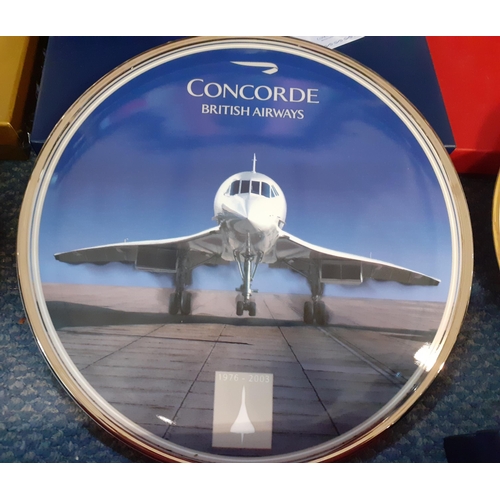 412 - Collectors plates to include Concorde Dream Fleet by Davenport and Spode and china mugs
Location: BR