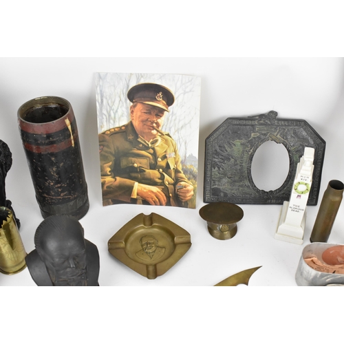 154 - British Military interest - a mixed collection of First and Second World War items and related items... 