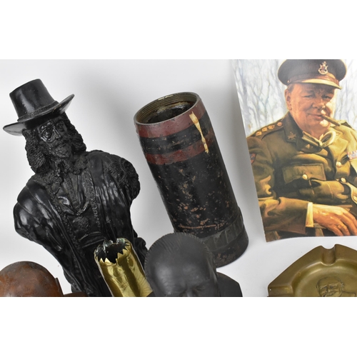 154 - British Military interest - a mixed collection of First and Second World War items and related items... 