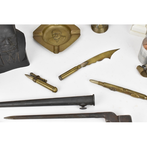 154 - British Military interest - a mixed collection of First and Second World War items and related items... 