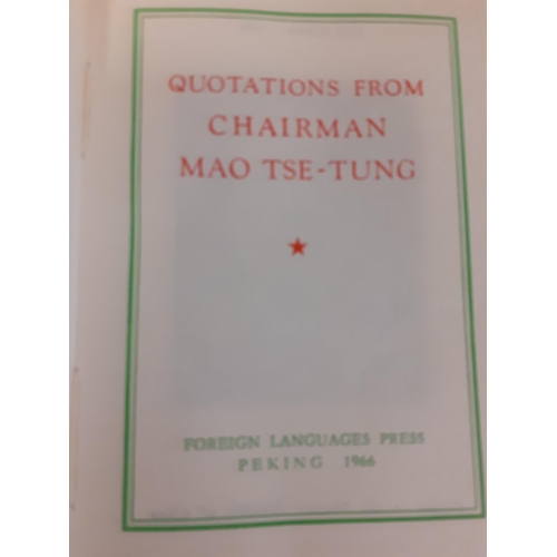 92a - Book - Quotations from Chairman Mao Tse-Tung, 1966, Foreign Languages Press, Peking, First Edition
L... 