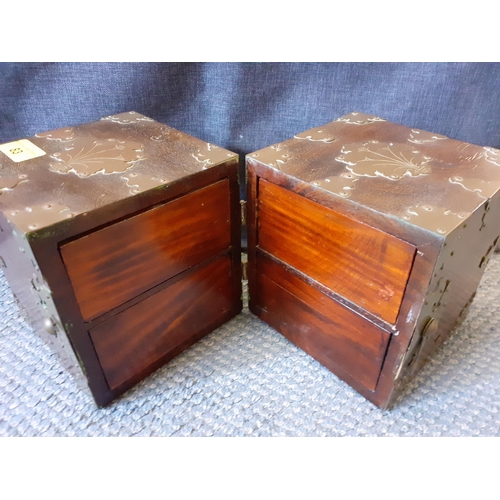 83 - A small Oriental jewellery chest with metal brackets, 16cm h x 27cm w
Location: 1.2