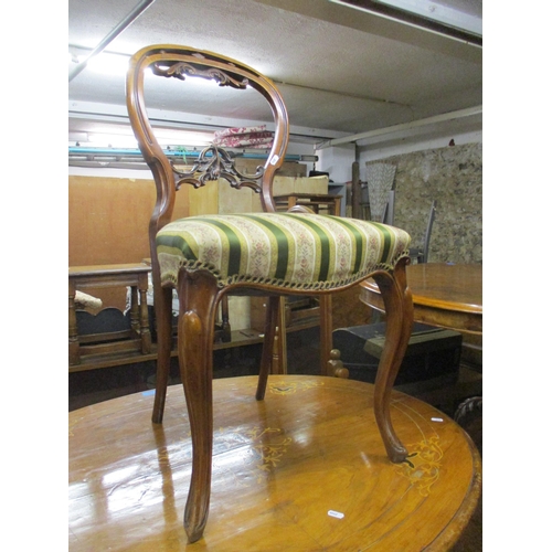 252 - A group of three Victorian style chairs comprising a pair of Victorian mahogany chairs with carved b... 