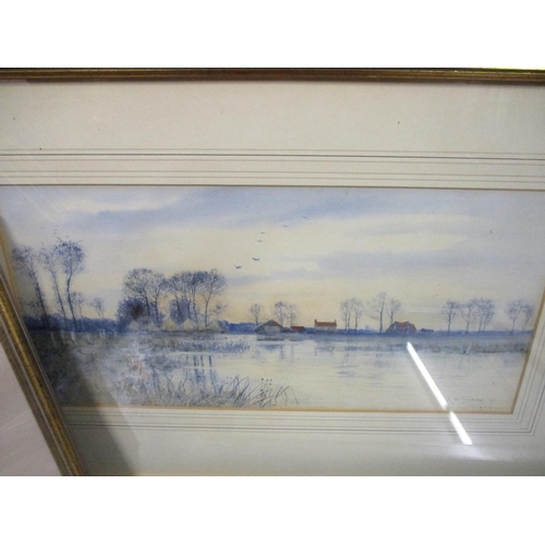 160 - A group of three 9th century/early 20th century watercolours to include Alfred Young Nutt 1847-1974 ... 