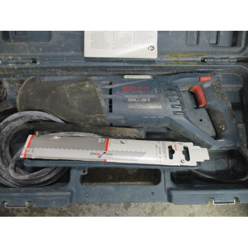 27 - A cased Bosch GSA 1100 E Professional reciprocating saw and a Hitachi C75B2 circular saw
Location: G