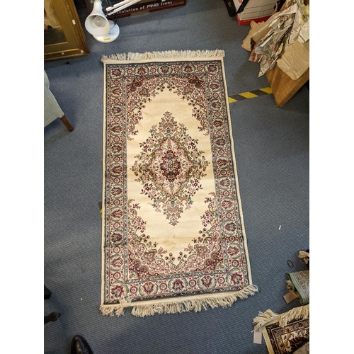 15 - Five machine made Persian design Catton rugs, various sizes
Location: FSR