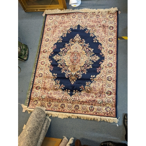 15 - Five machine made Persian design Catton rugs, various sizes
Location: FSR