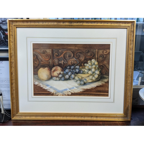 185 - G. Robbins - Edwardian still life watercolour, signed and dated to the lower right corner
Location: ... 