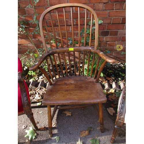 5 - Two early 20th century French style armchairs and an 19th/19th century Windsor chair
Location: FOYER