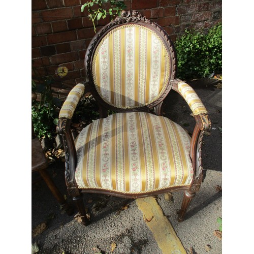 5 - Two early 20th century French style armchairs and an 19th/19th century Windsor chair
Location: FOYER