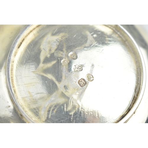 194 - A George III silver creamer by John Emes, London 1807, of squat circular form with moulded lip, on a... 