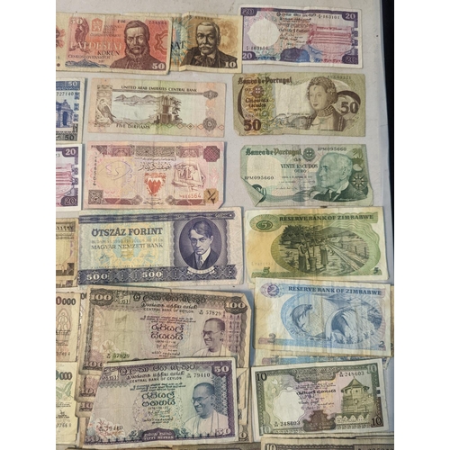 299 - Approx 108 mid/late 20th century World banknotes to include China, Egypt, Yemen, India, Brazil, Port... 