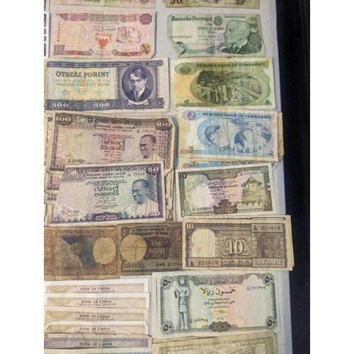 299 - Approx 108 mid/late 20th century World banknotes to include China, Egypt, Yemen, India, Brazil, Port... 