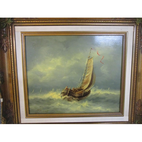 73 - Pictures to include Redent - a pair of seascapes, oil on board, Roland Stead Crumock Water' watercol... 