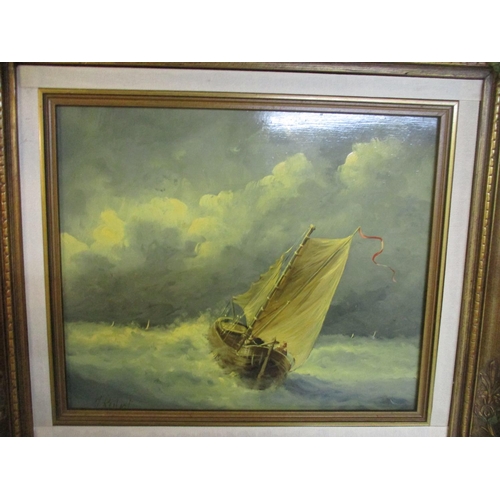 73 - Pictures to include Redent - a pair of seascapes, oil on board, Roland Stead Crumock Water' watercol... 