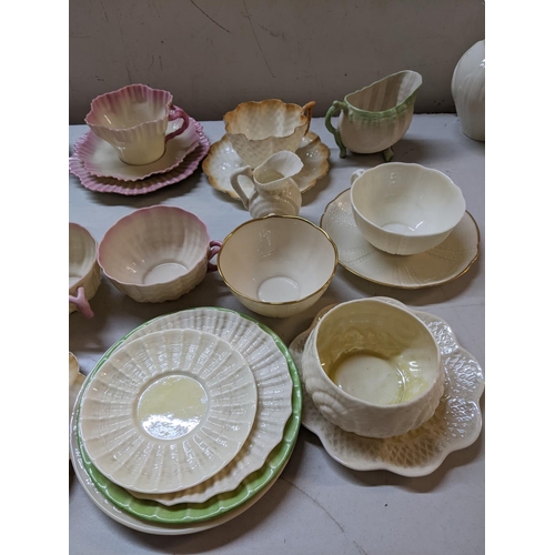 277 - A selection of Belleek to include Neptune cups and saucers
Location: 8.2