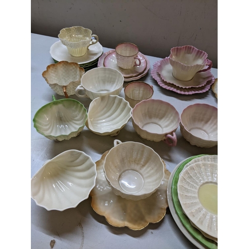 277 - A selection of Belleek to include Neptune cups and saucers
Location: 8.2