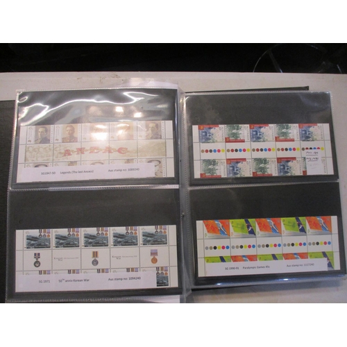 289 - An Australian postage stamp collection to include mint examples, sheets, used and others
Location: R... 