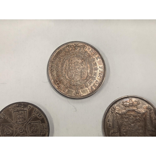 370 - British Silver coinage to include a 1757, a George II sixpence, 1817 George III half crown, an 1836 ... 