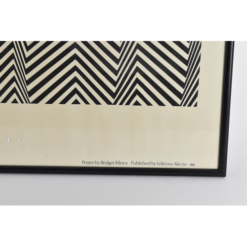 137 - Bridget Riley CH, CBE (b.1931), poster Poem:Descending, reproduction print, 1968, from the unlimited... 