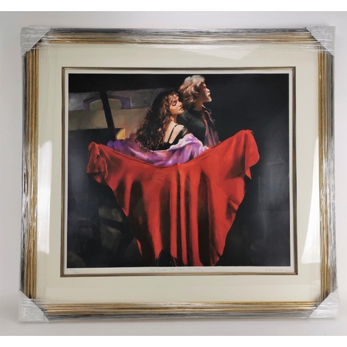 246 - Robert Oscar Lenkiewicz (1941–2002) British, 'The Painter with Karen - St Anthony Theme', limited ed... 