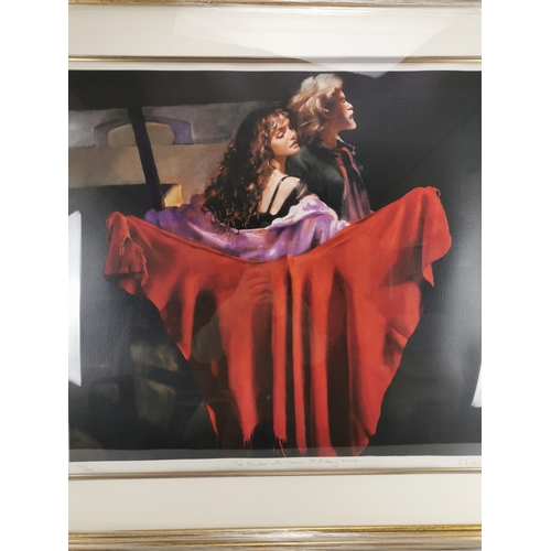 246 - Robert Oscar Lenkiewicz (1941–2002) British, 'The Painter with Karen - St Anthony Theme', limited ed... 