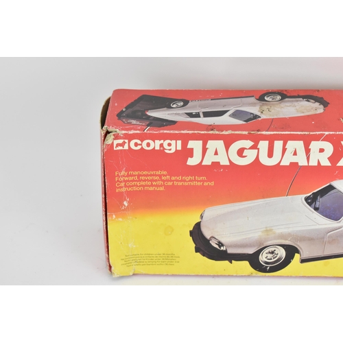 251 - Corgi Toys - a 1981 Corgi Jaguar x JS, A/F, M5750, boxed radio controlled car, complete with control... 