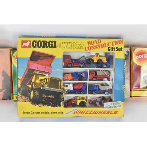 252 - Corgi Toys - a group of four 1980's Corgi boxed sets to include Corgi 3007 1981 Buffalo Bill Wild We... 