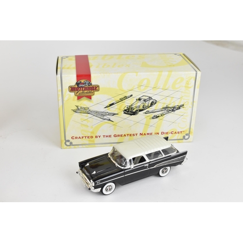 254 - A group of boxed model cars to include a large 1:18 scale European collectables American Airlines Lo... 