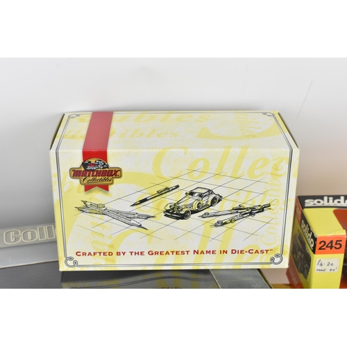 254 - A group of boxed model cars to include a large 1:18 scale European collectables American Airlines Lo... 