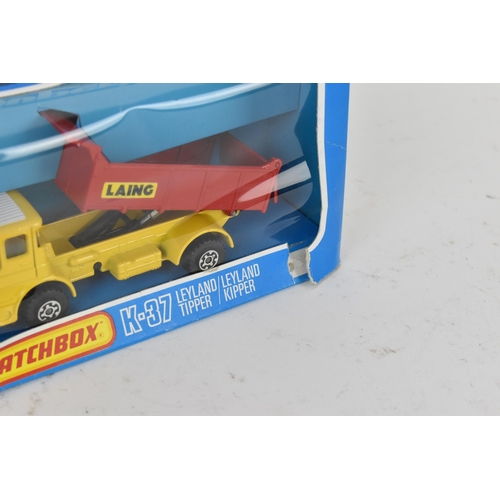 256 - Matchbox Superkings - a group of three boxed A/f, vehicles to include the K-3 Grain Transporter with... 