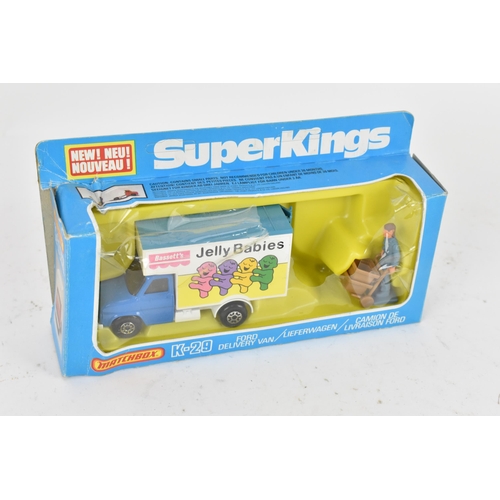 256 - Matchbox Superkings - a group of three boxed A/f, vehicles to include the K-3 Grain Transporter with... 