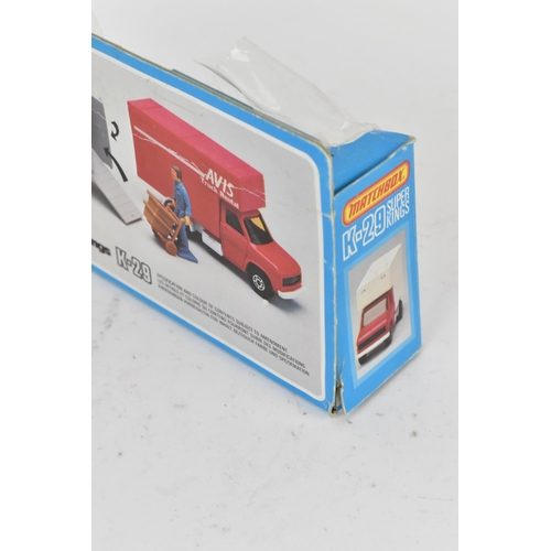 256 - Matchbox Superkings - a group of three boxed A/f, vehicles to include the K-3 Grain Transporter with... 