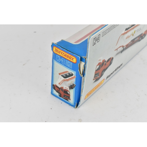 256 - Matchbox Superkings - a group of three boxed A/f, vehicles to include the K-3 Grain Transporter with... 