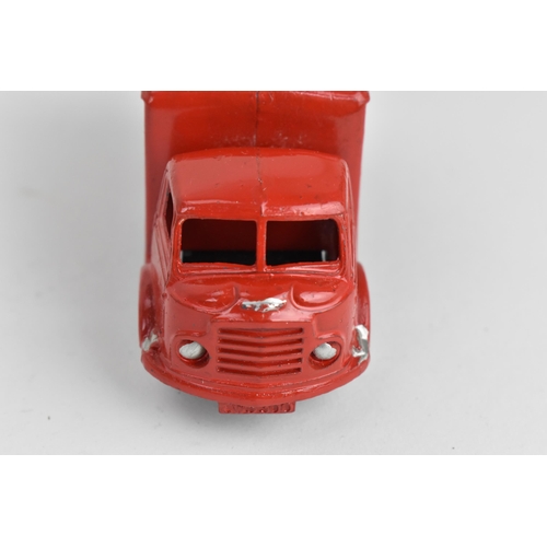 257 - A rare Mettoy, 1:43 scale Commer Milk deliver van, red in rare 'CWS Soft Drinks Thirst Come, Thirst ... 