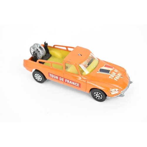 259 - Corgi Toys - a pre-production Corgi Whizzwheels Citroen DS in orange with 'Paramount' and 'Tour de F... 