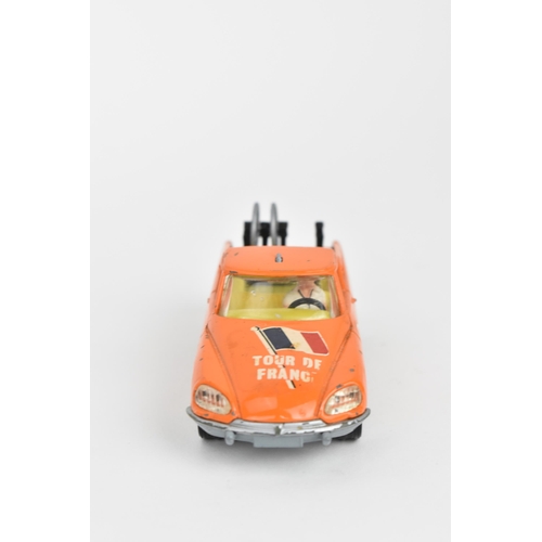 259 - Corgi Toys - a pre-production Corgi Whizzwheels Citroen DS in orange with 'Paramount' and 'Tour de F... 