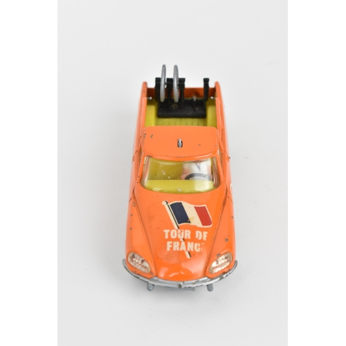 259 - Corgi Toys - a pre-production Corgi Whizzwheels Citroen DS in orange with 'Paramount' and 'Tour de F... 