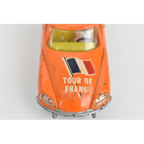 259 - Corgi Toys - a pre-production Corgi Whizzwheels Citroen DS in orange with 'Paramount' and 'Tour de F... 