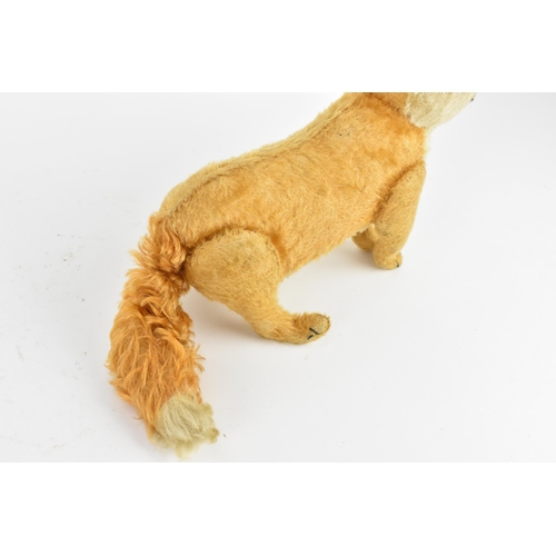 264 - A vintage Steiff style fox soft toy, approx 38cm long tail to nose
Location: