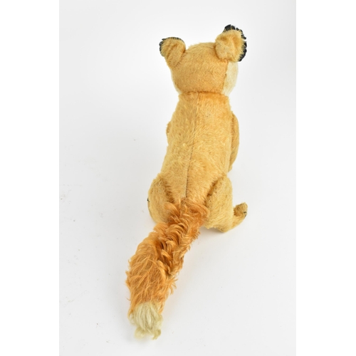 264 - A vintage Steiff style fox soft toy, approx 38cm long tail to nose
Location: