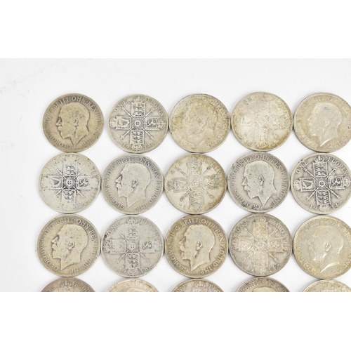 268 - Mixed British coinage - 20th century pre-1920 Florins, 533.9g