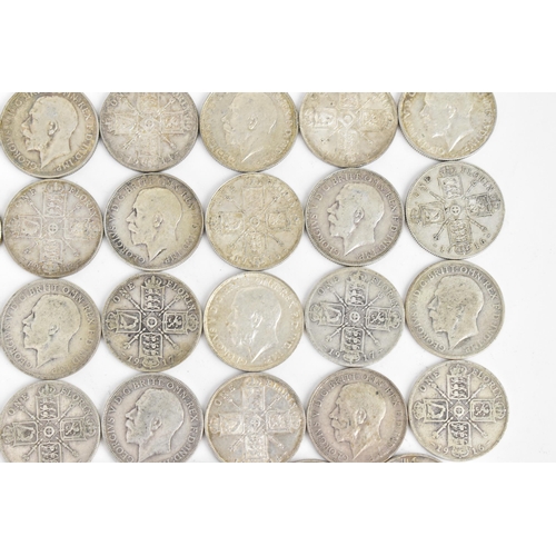 268 - Mixed British coinage - 20th century pre-1920 Florins, 533.9g