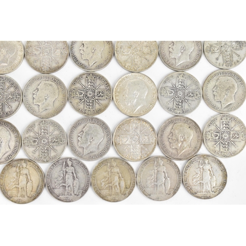 268 - Mixed British coinage - 20th century pre-1920 Florins, 533.9g