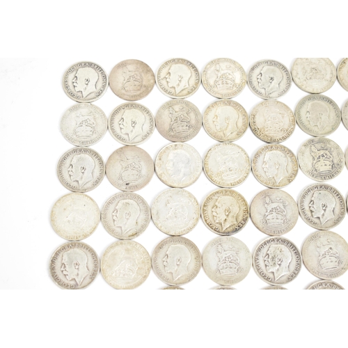 269 - Mixed British coinage - 20th century pre-1920 shillings, sixpence and threepence, 608.2g